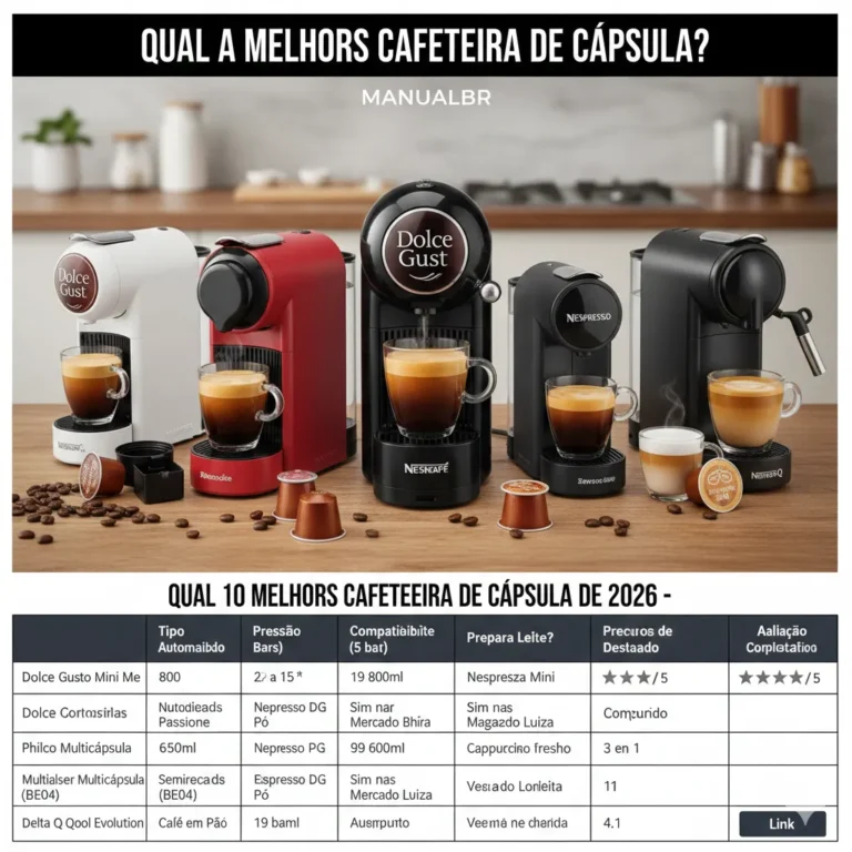 Apresentação da melhor cafeteira de cápsula