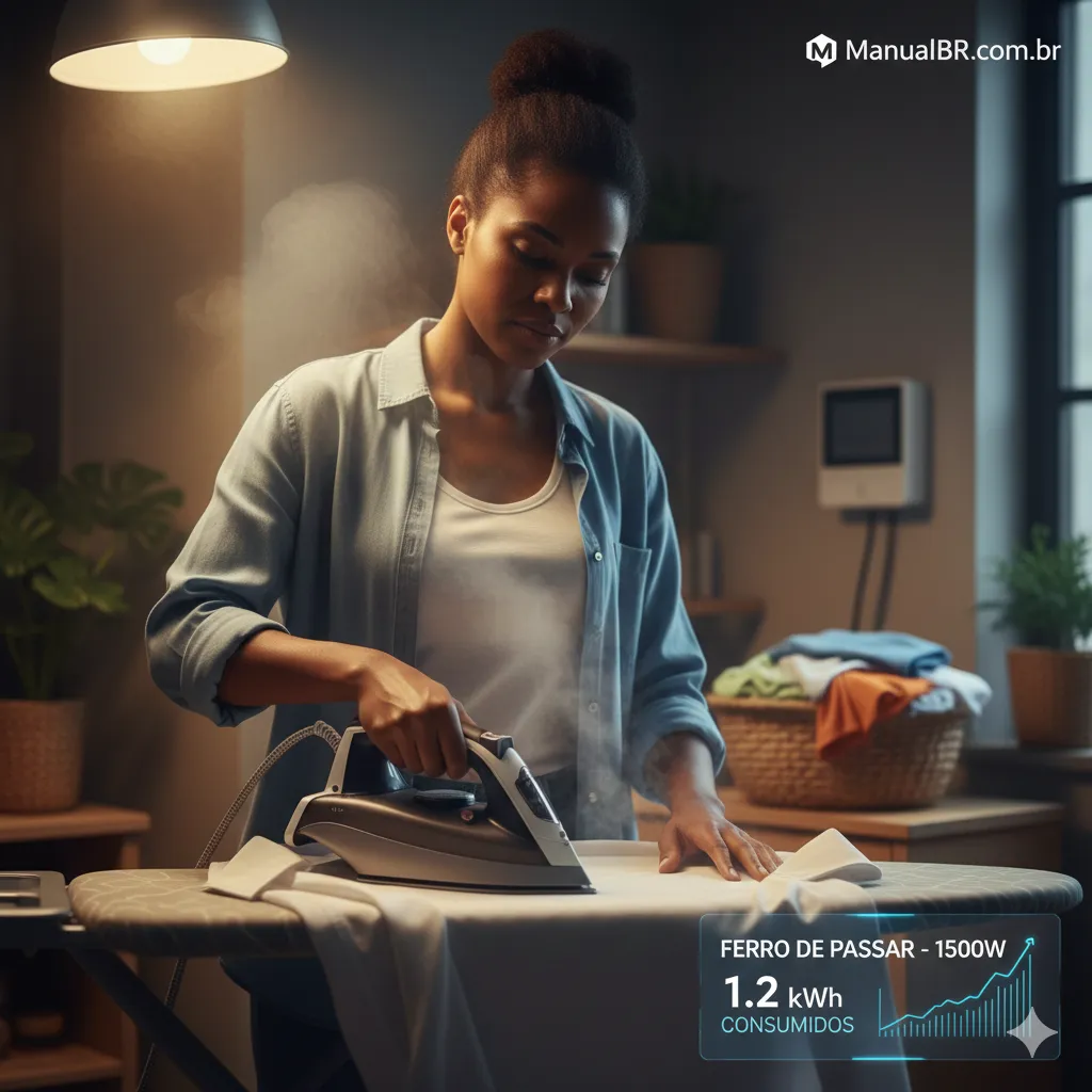 passando ferro Como Economizar Energia em Casa