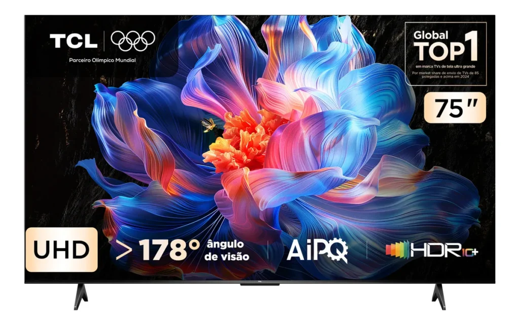 Smart Tv Tcl 75 Uhd 4k P6k Wifi Bluetooth Google Tv 75p6k