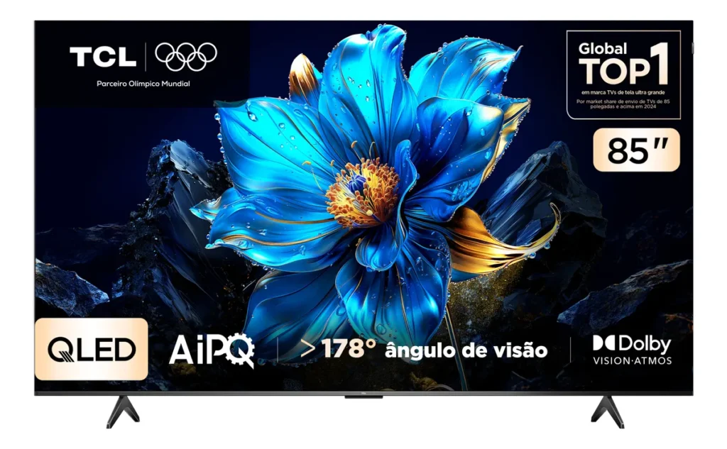 Smart Tv Tcl 85 Qled 4k P7k Wifi Bluetooth Google Tv 85p7k